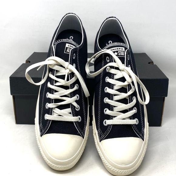 Converse Chuck Taylor Black Shoes Men’s Size Canvas Low Top SB Sneakers 167250C - Picture 5 of 11